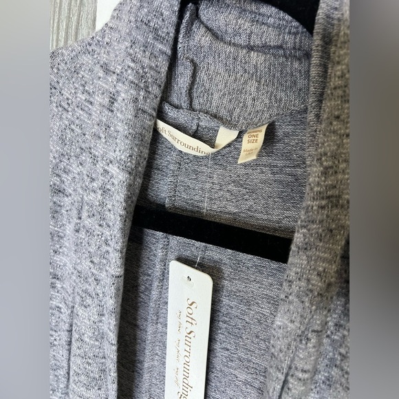 027. NWT Soft Surroundings ultimate softness
WOMEN CAITRIONA KNIT TOPPER O/S - Picture 5 of 7